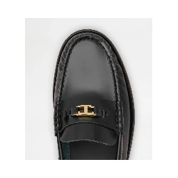 Leather loafers
