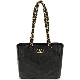 Black Napa Leather / Calf Bos Taurus Shoulder Bag