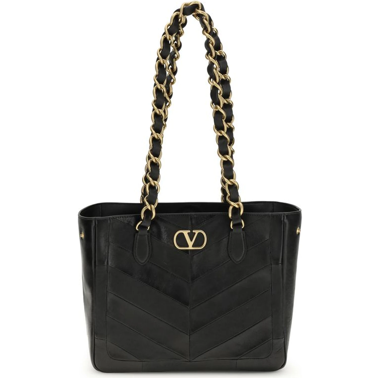 Black Napa Leather / Calf Bos Taurus Shoulder Bag