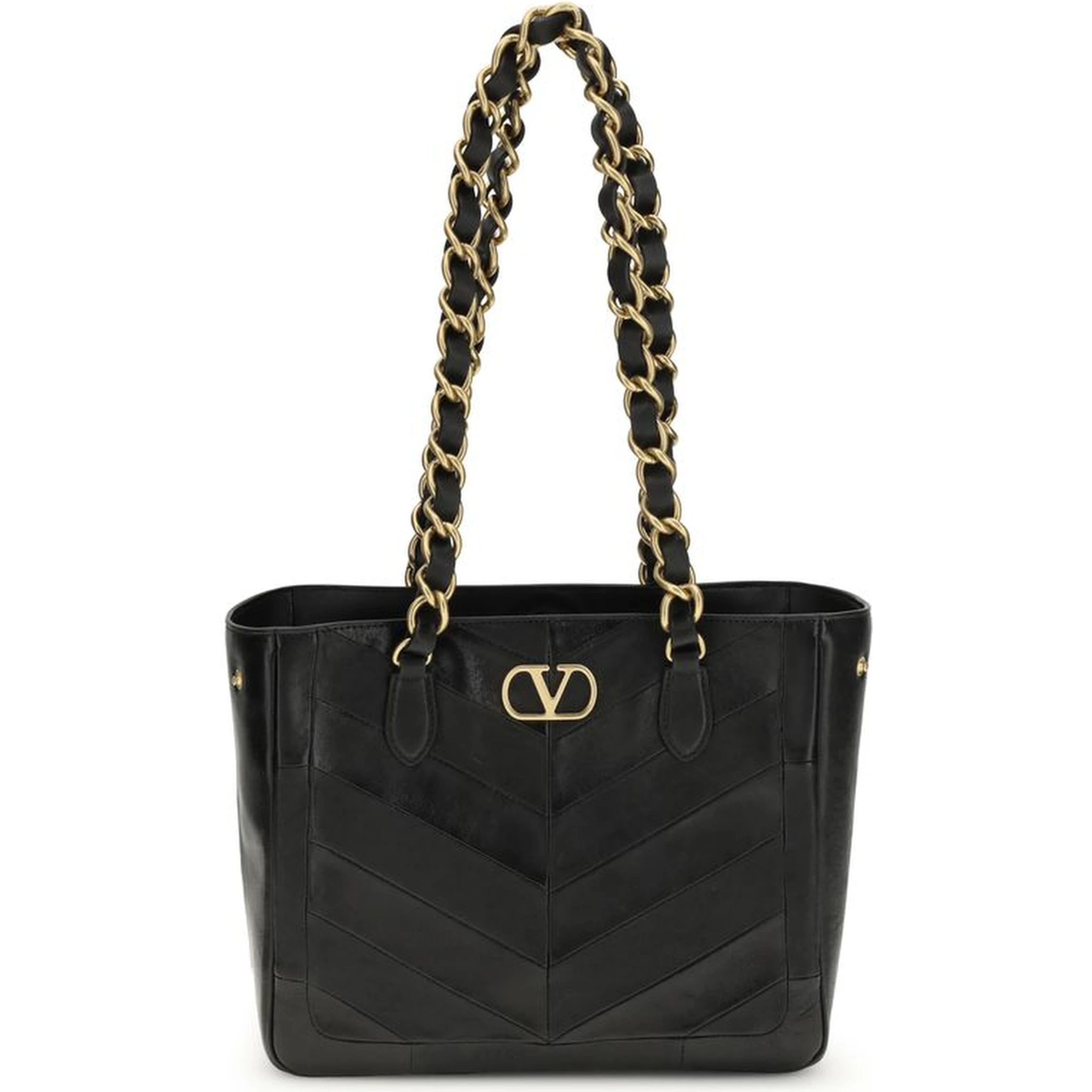 Black Napa Leather / Calf Bos Taurus Shoulder Bag