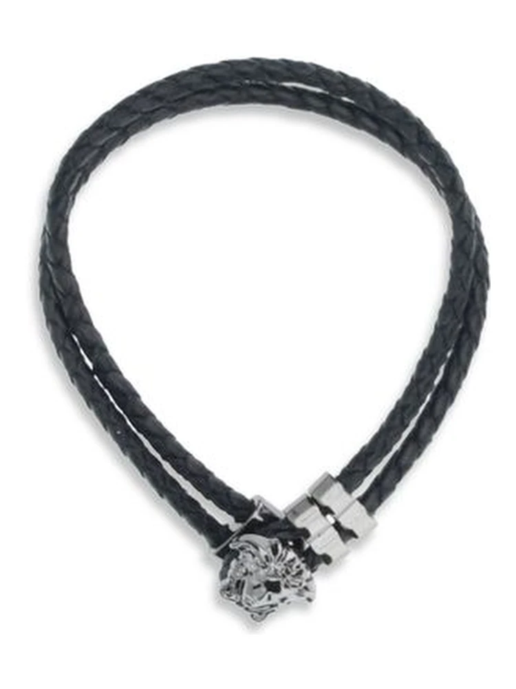 Black Calf Leather Bos Taurus Bracelet