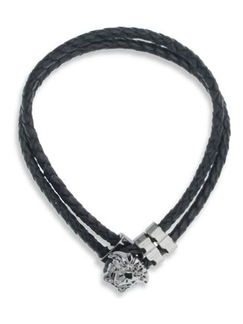 Black Calf Leather Bos Taurus Bracelet