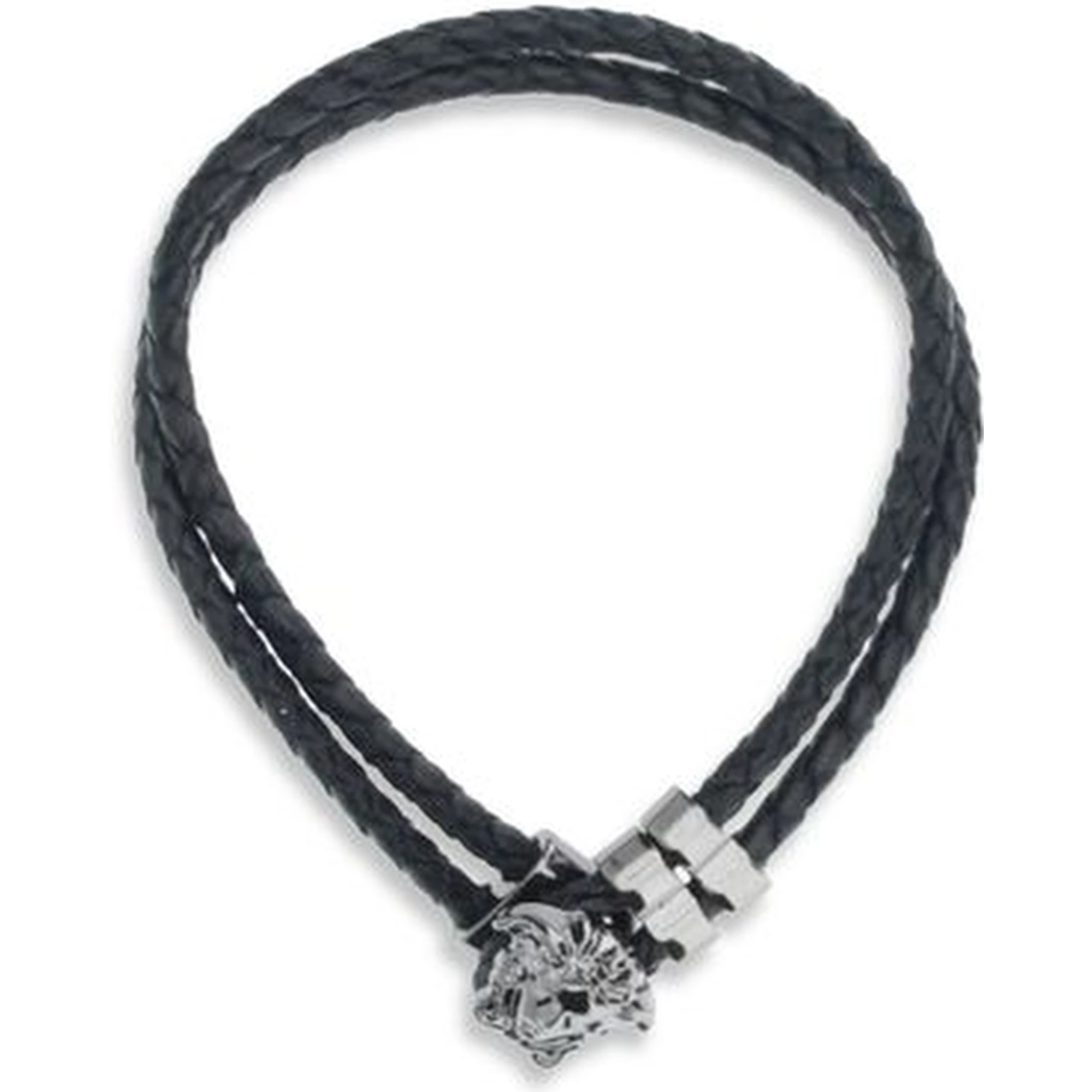 Black Calf Leather Bos Taurus Bracelet