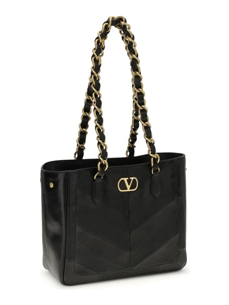 Black Napa Leather / Calf Bos Taurus Shoulder Bag alternative