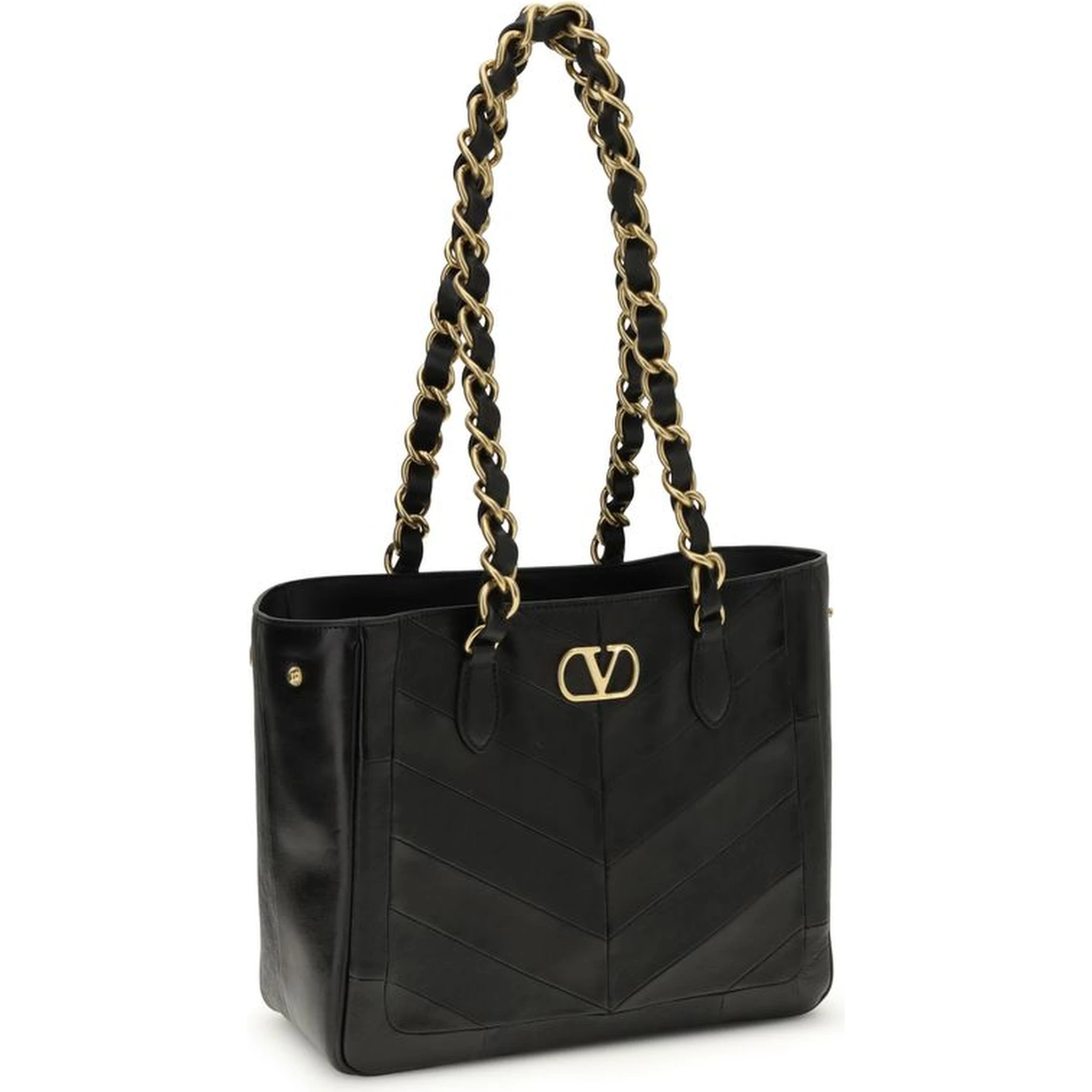 Black Napa Leather / Calf Bos Taurus Shoulder Bag