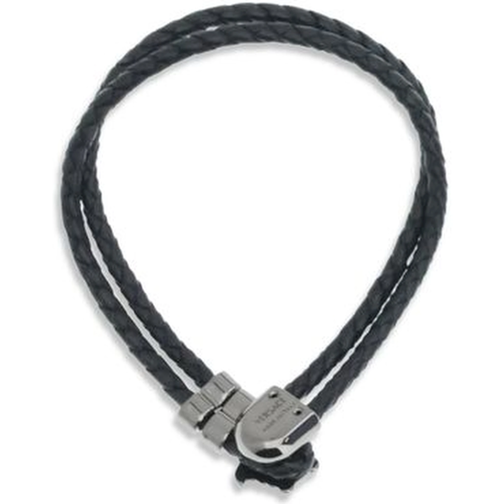 Black Calf Leather Bos Taurus Bracelet