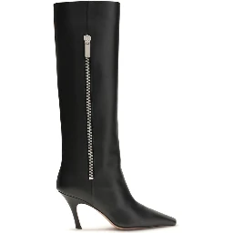 Black Calf Leather Bos Taurus Boots