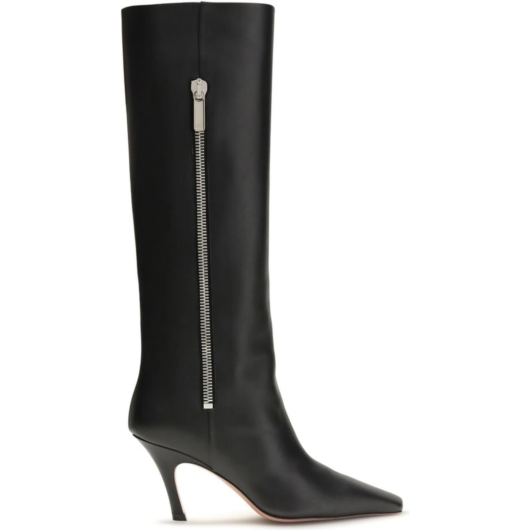 Black Calf Leather Bos Taurus Boots