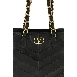 Black Napa Leather / Calf Bos Taurus Shoulder Bag