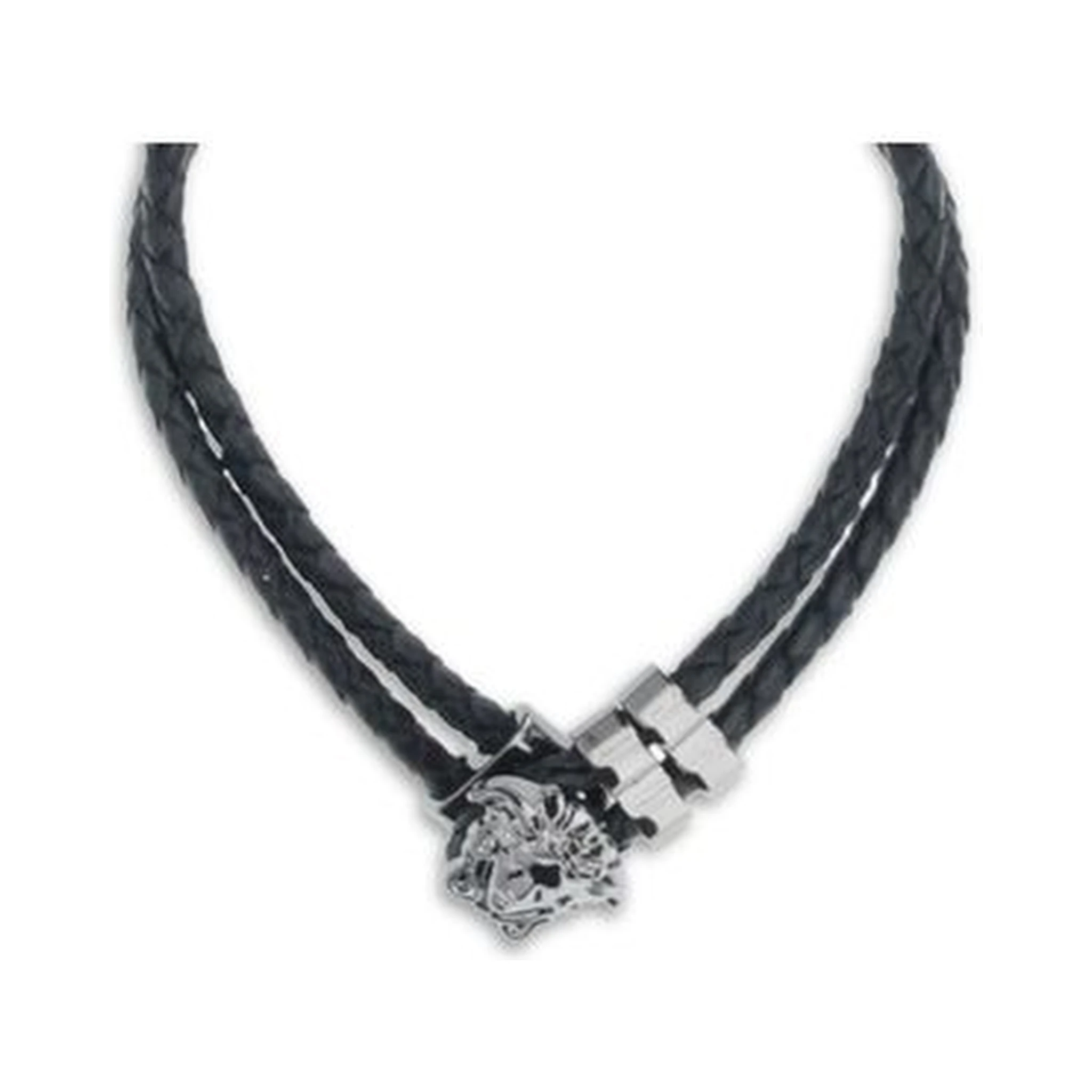 Black Calf Leather Bos Taurus Bracelet