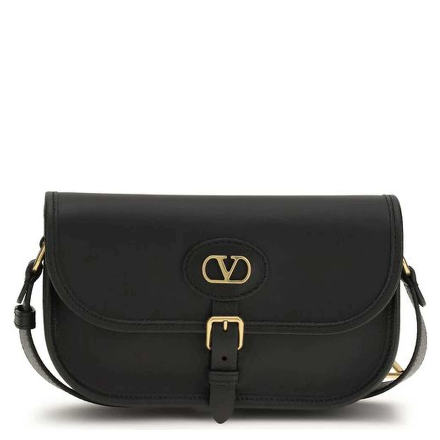 Black Calf Leather Bos Taurus Shoulder Bag