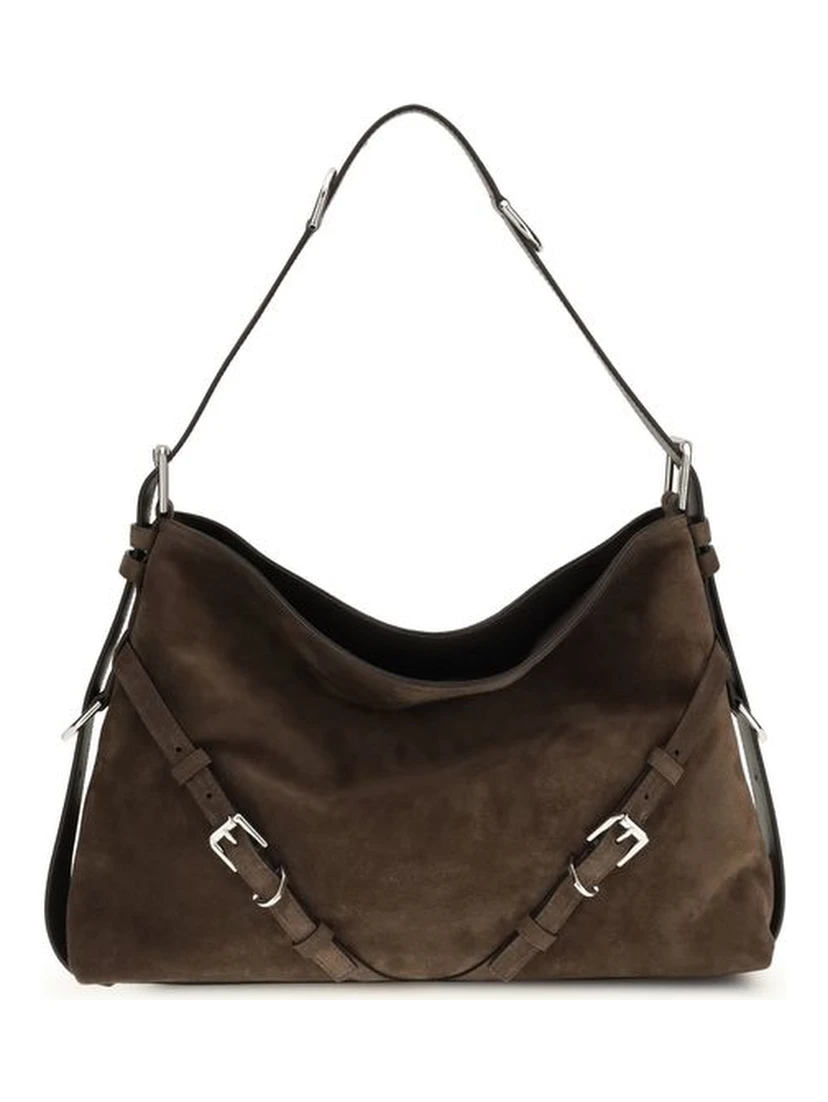 Black Calf Leather Bos Taurus Shoulder Bag