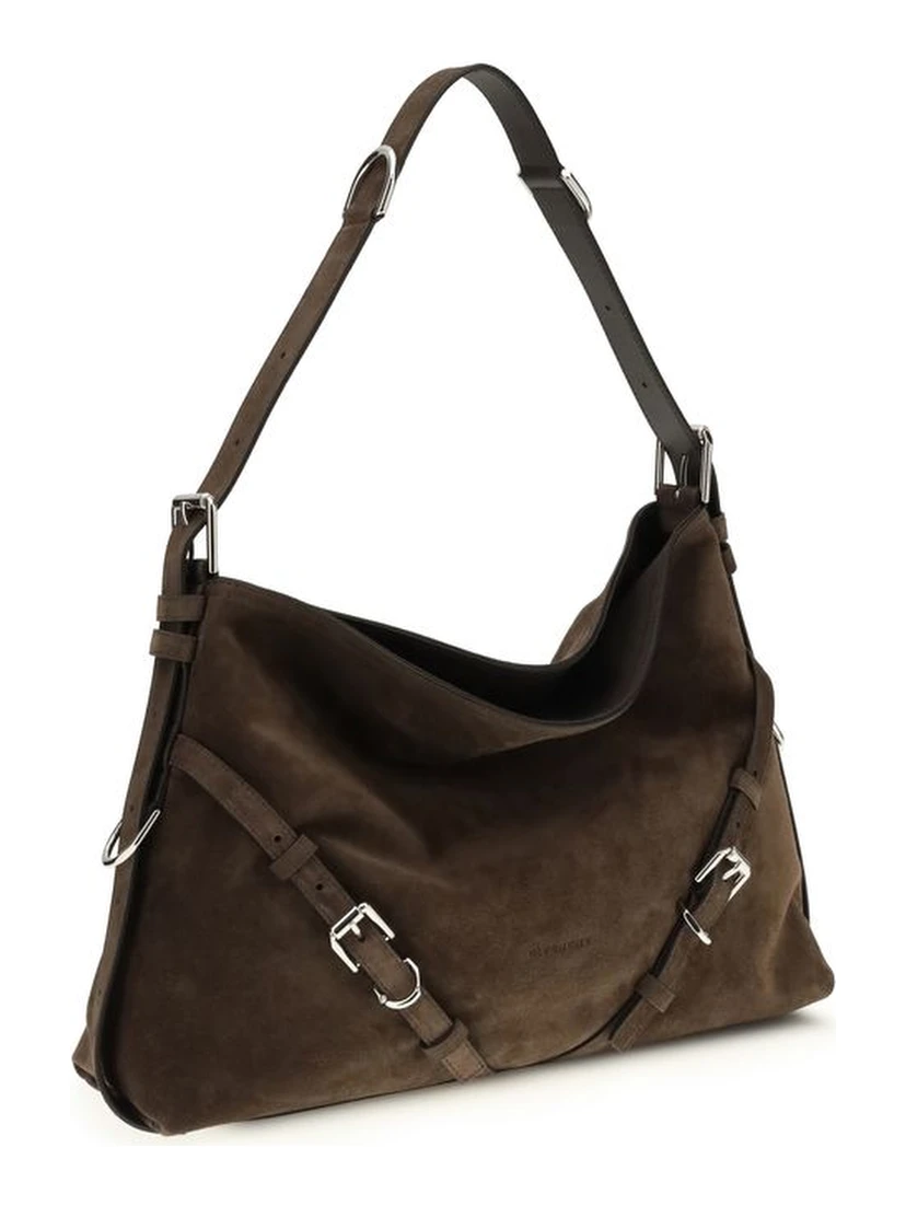 Black Calf Leather Bos Taurus Shoulder Bag