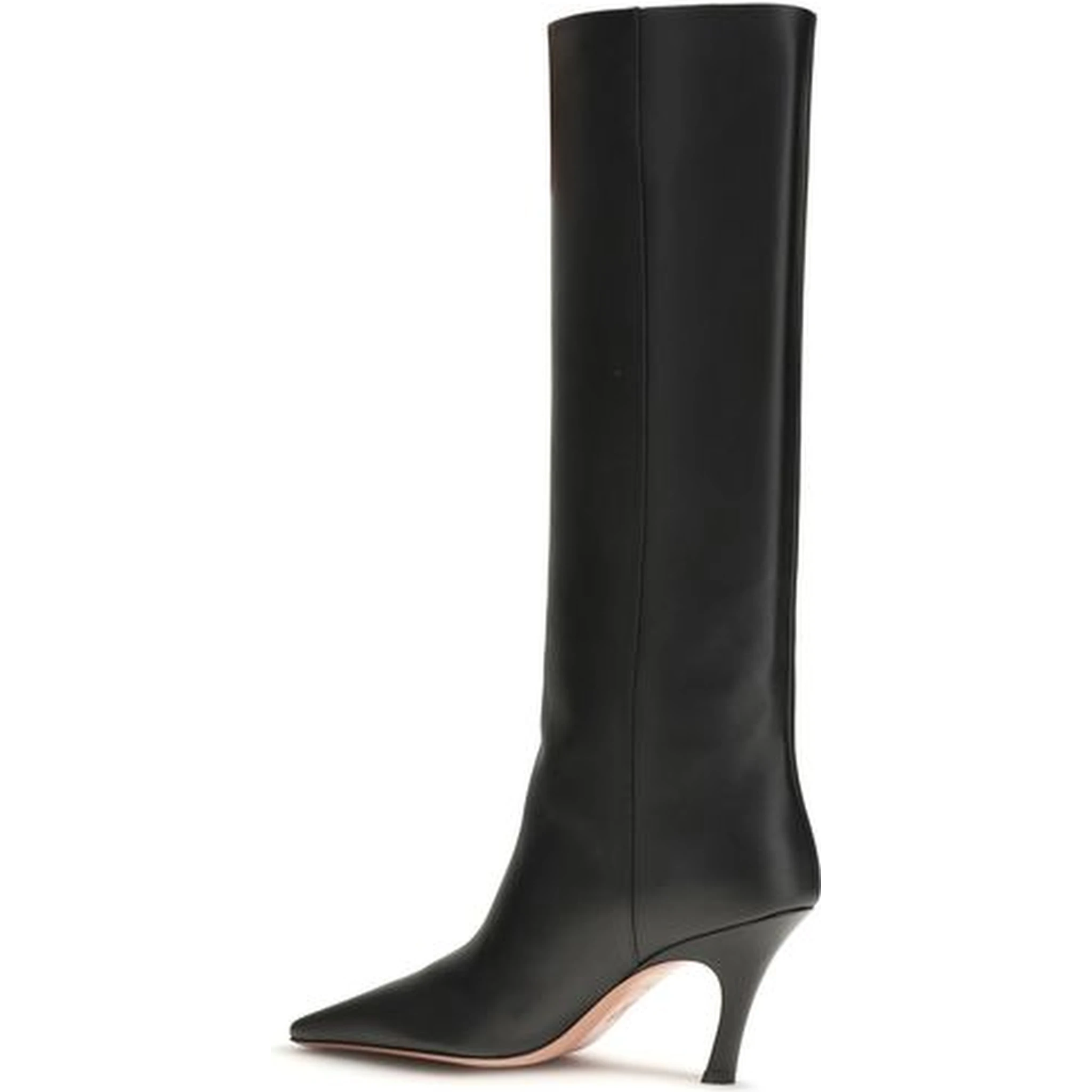 Black Calf Leather Bos Taurus Boots