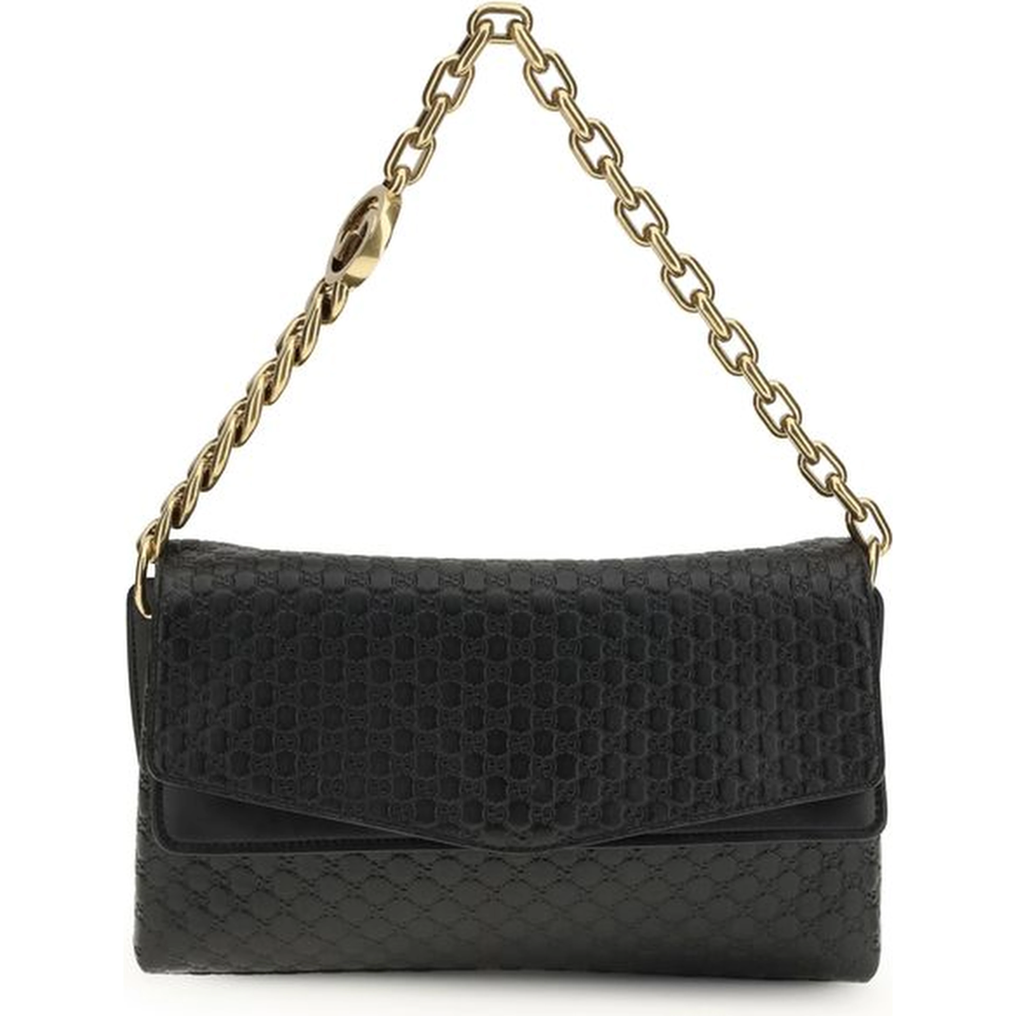 Black Calf Leather Bos Taurus Handbag