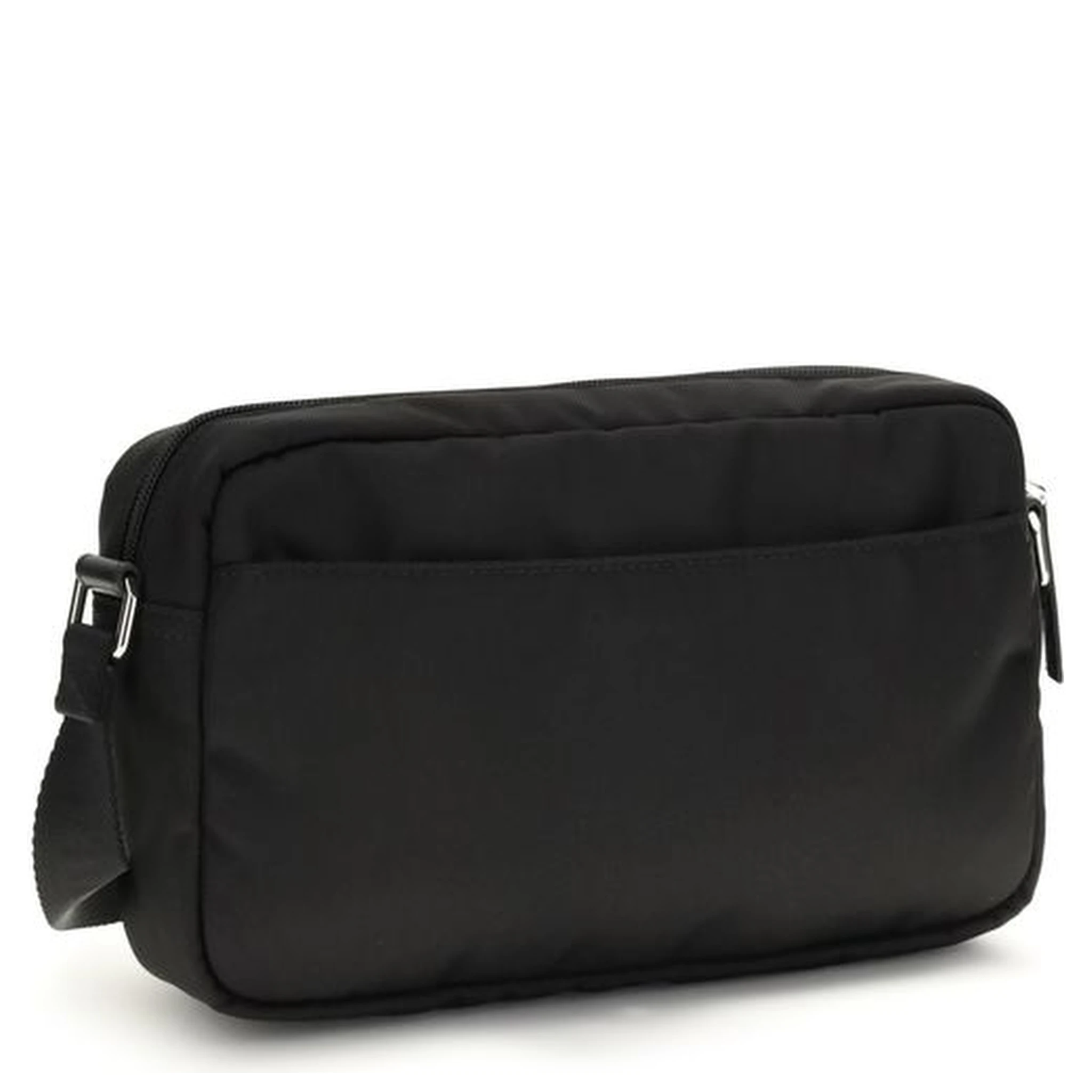 حقيبة كتف سوداء من البولياميد