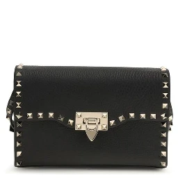 Black Calf Leather Bos Taurus Shoulder Bag