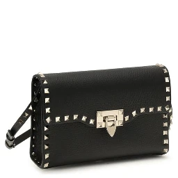Black Calf Leather Bos Taurus Shoulder Bag