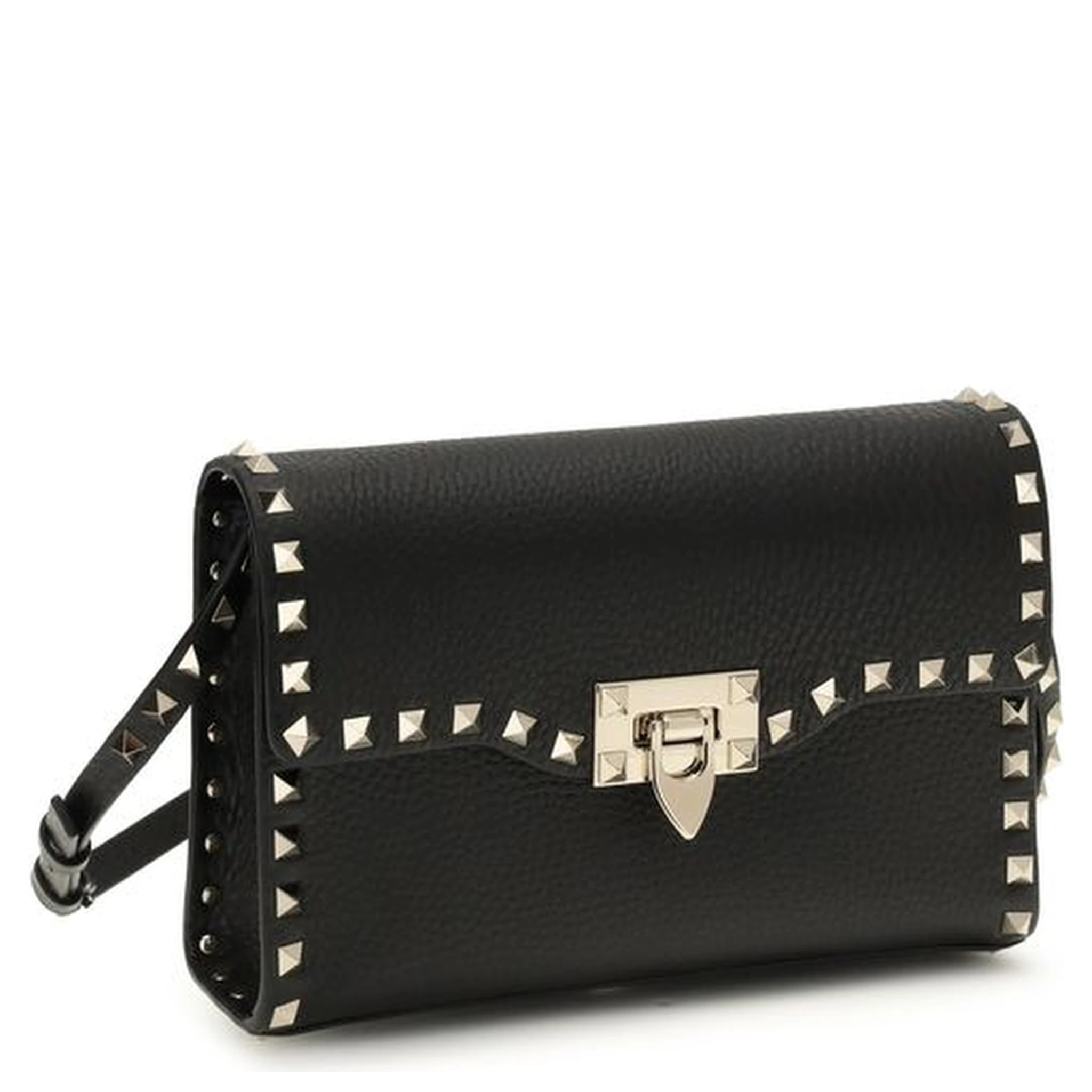 Black Calf Leather Bos Taurus Shoulder Bag