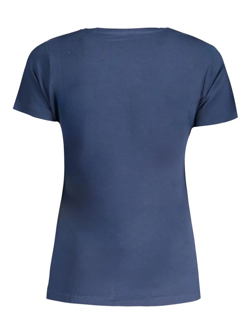 Blue Cotton Women's T-Shirt