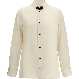 Cream Silk Shirt