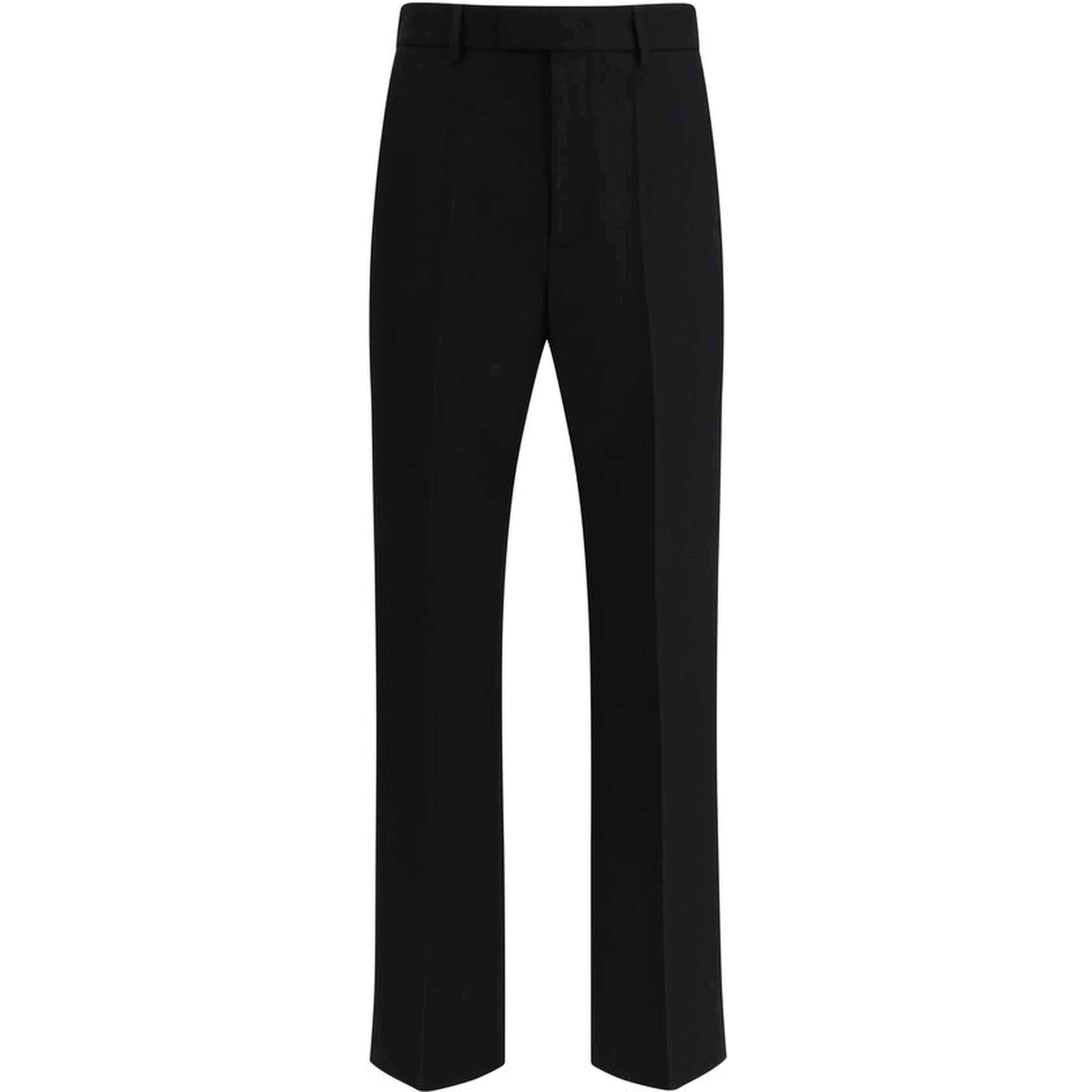 Black Fleece Wool Dress Pants