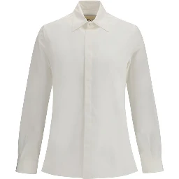 White Cotton Dress Shirt