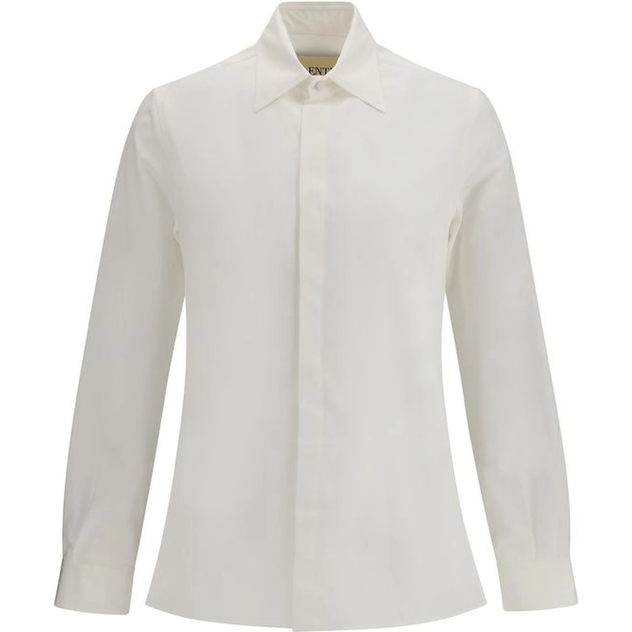 White Cotton Dress Shirt