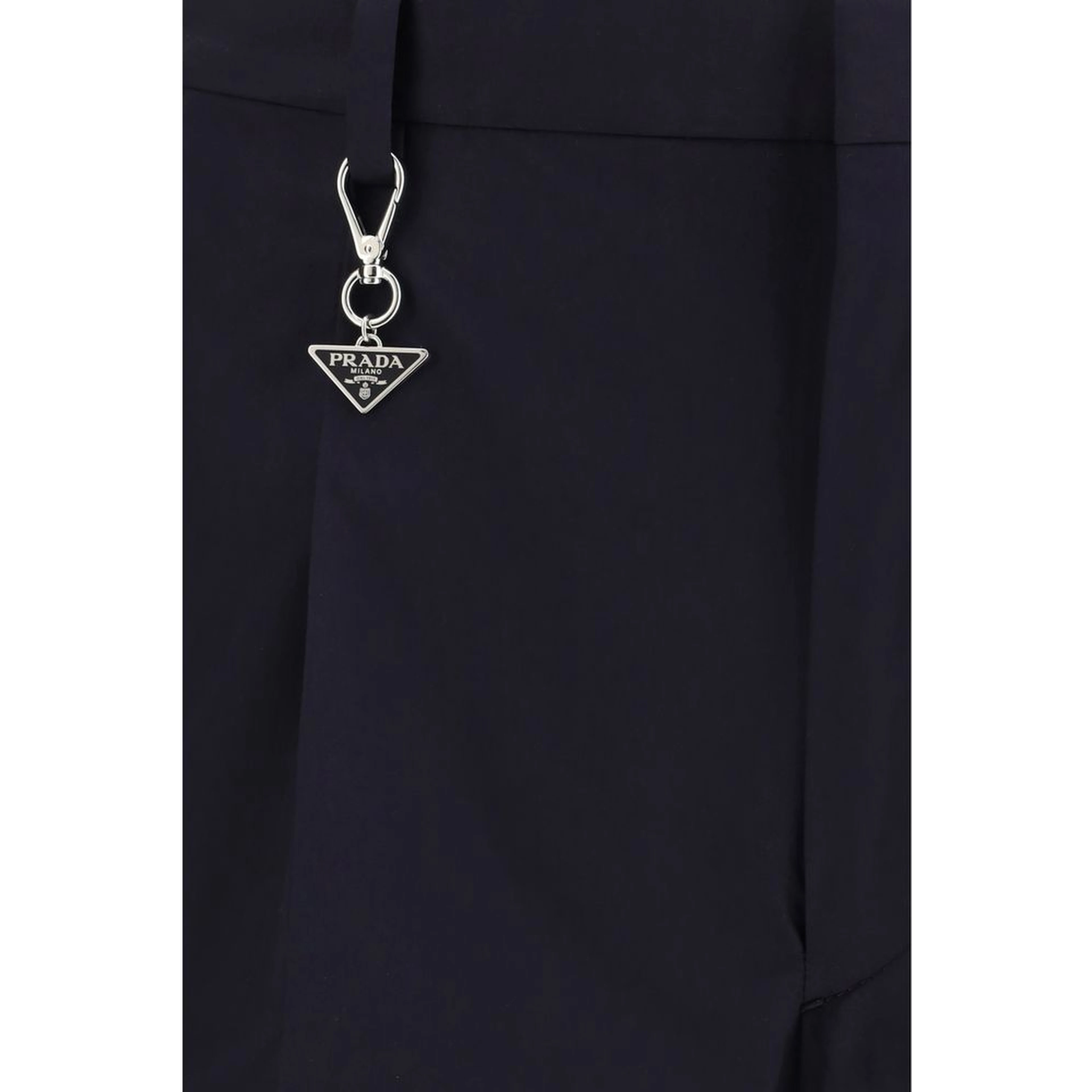 Blue Cotton Dress Pants