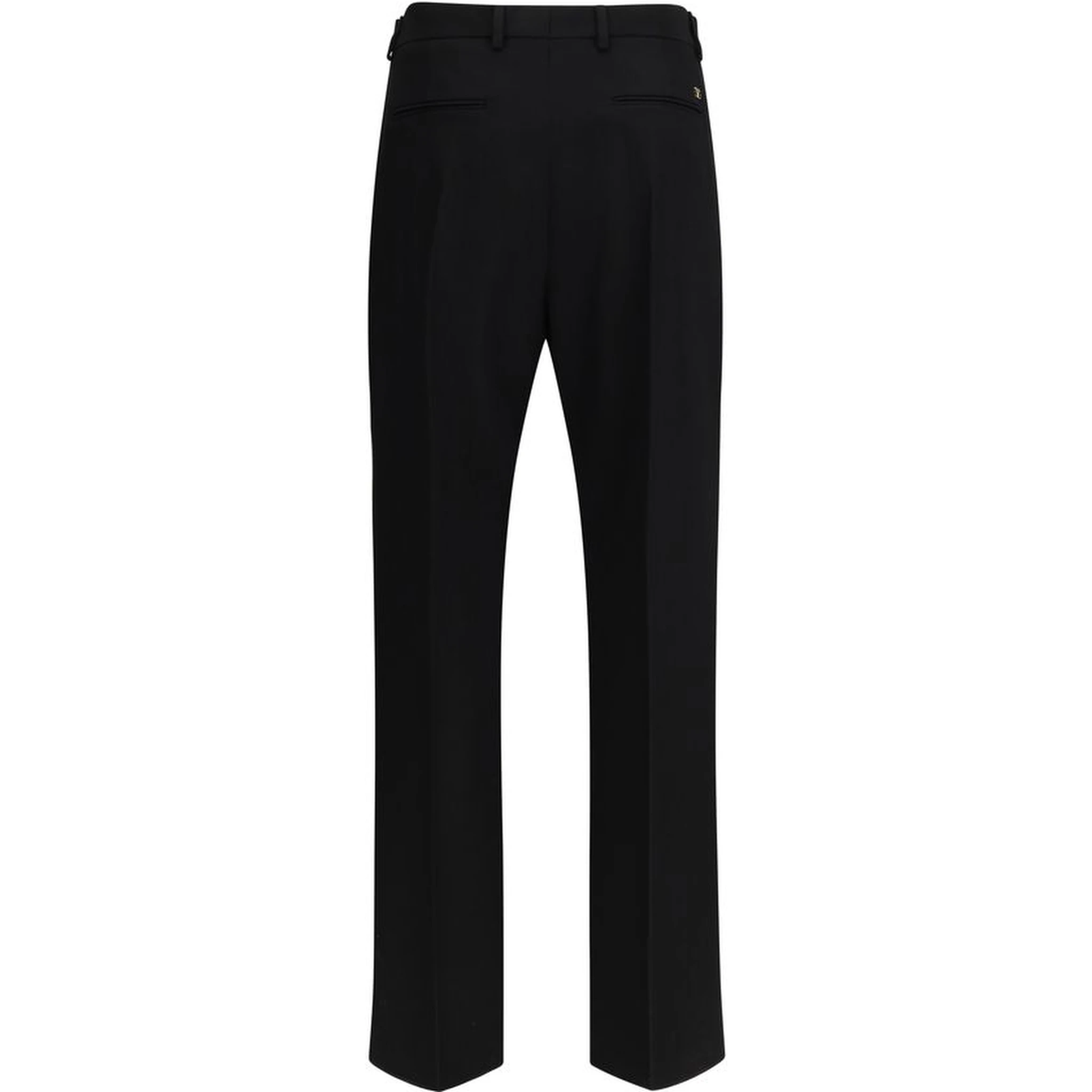 Black Fleece Wool Dress Pants