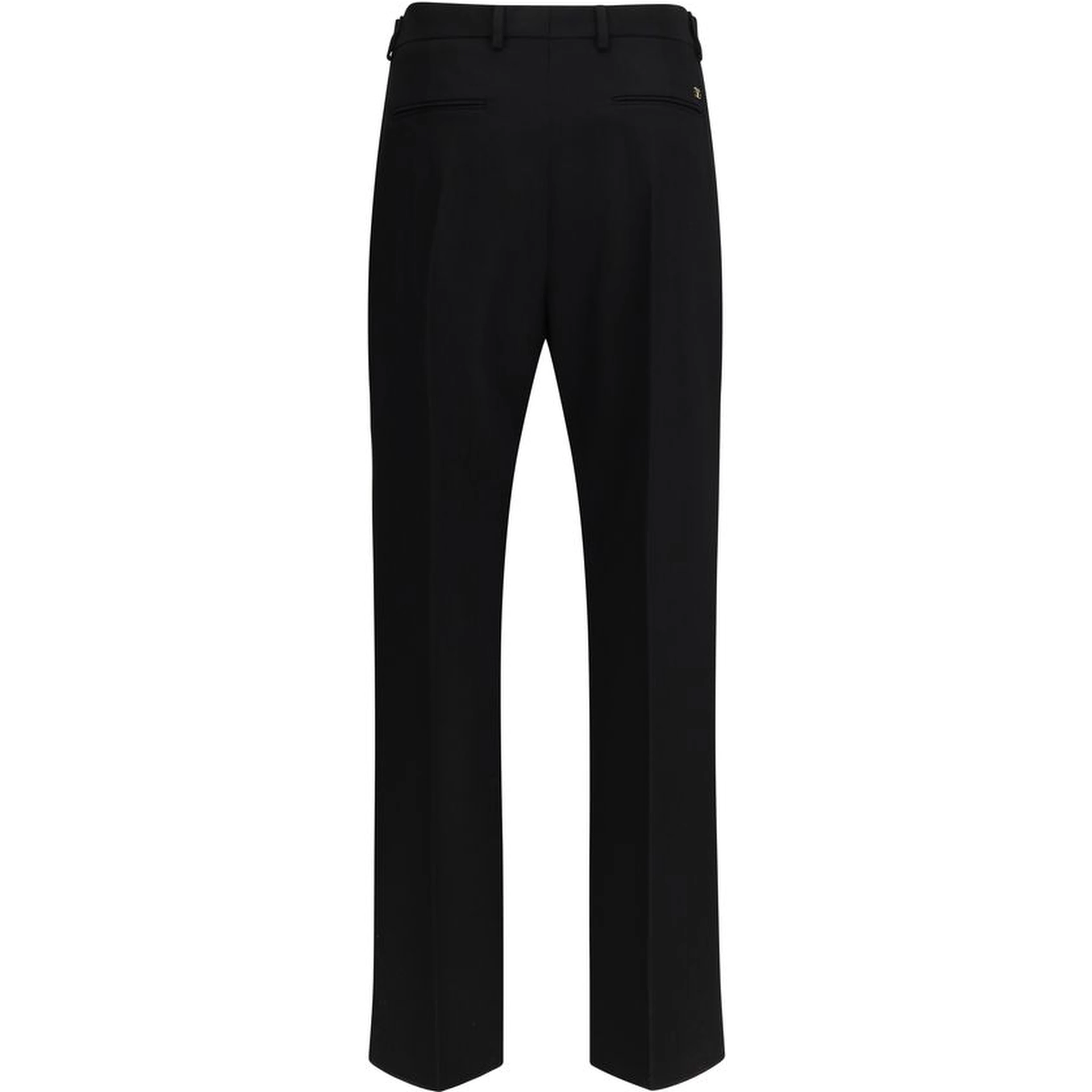 Black Fleece Wool Dress Pants