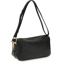 Black Calf Leather Bos Taurus Handbag