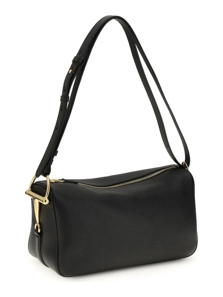 Black Calf Leather Bos Taurus Handbag alternative