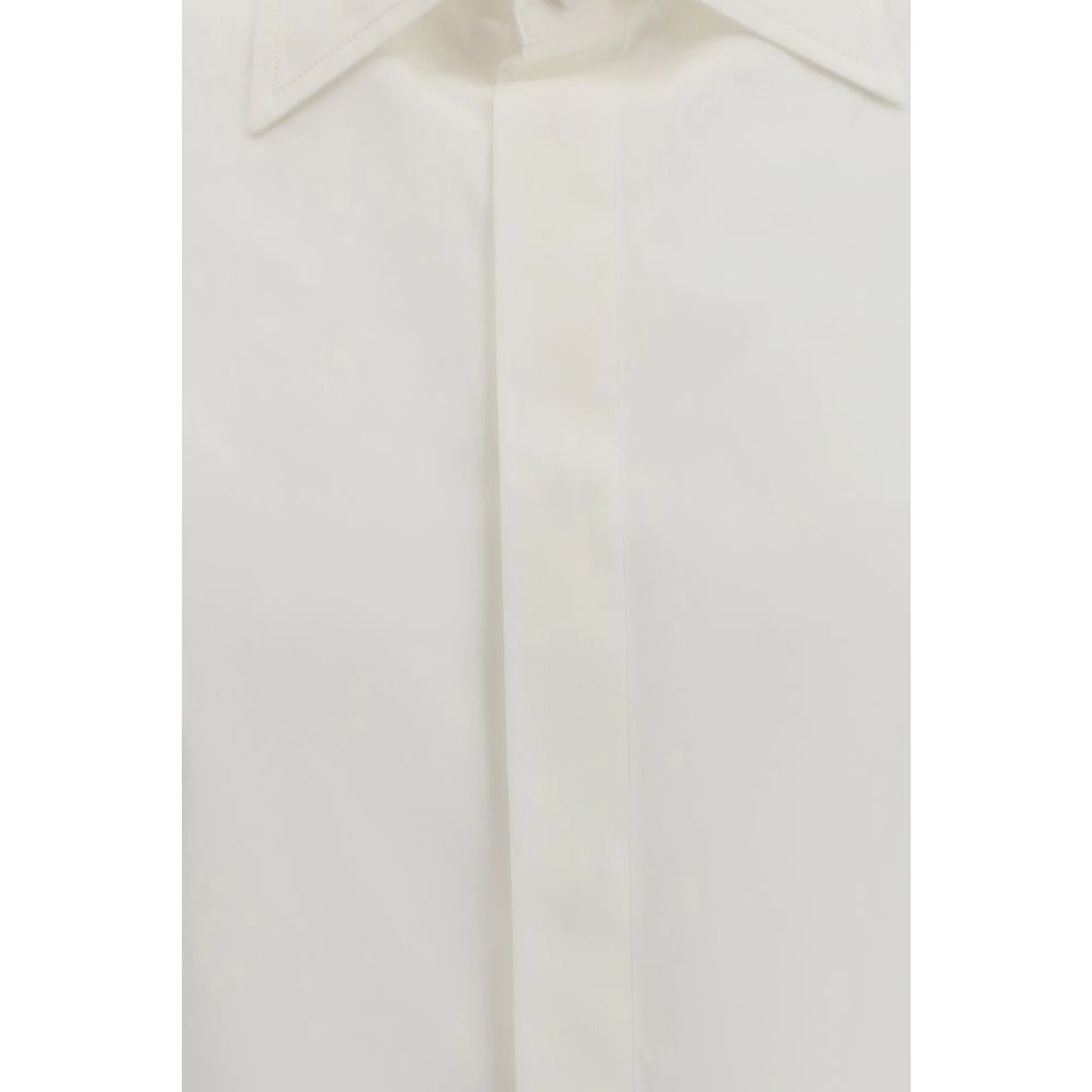 White Cotton Dress Shirt
