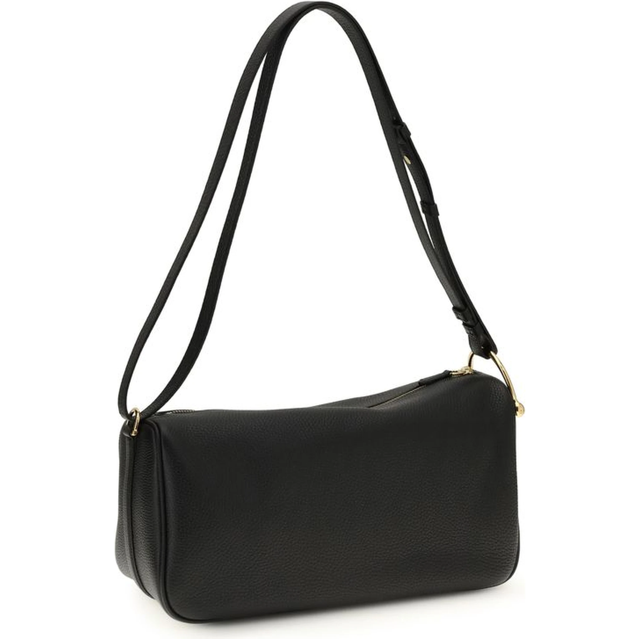 Black Calf Leather Bos Taurus Handbag