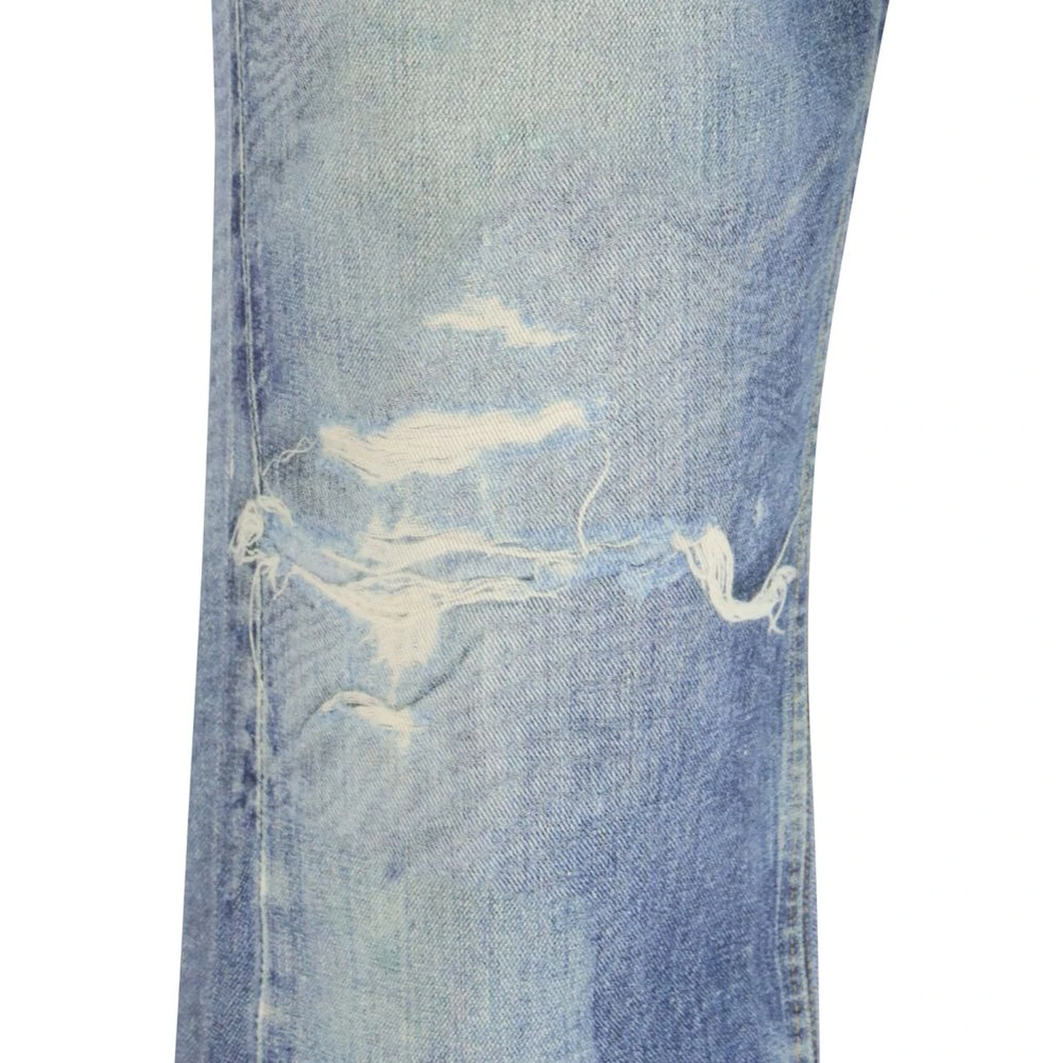 Blue Cotton Relaxed Fit Jeans