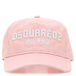 BASEBALL CAP - GABARDINE - ROSA+BIANCO