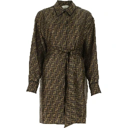 DRESS SILK LOGO FF TABACCO