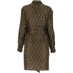 DRESS SILK LOGO FF TABACCO