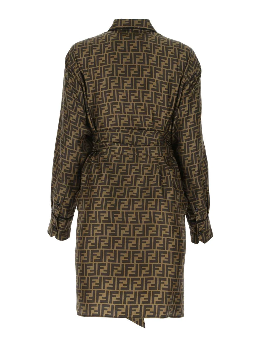 DRESS SILK LOGO FF TABACCO