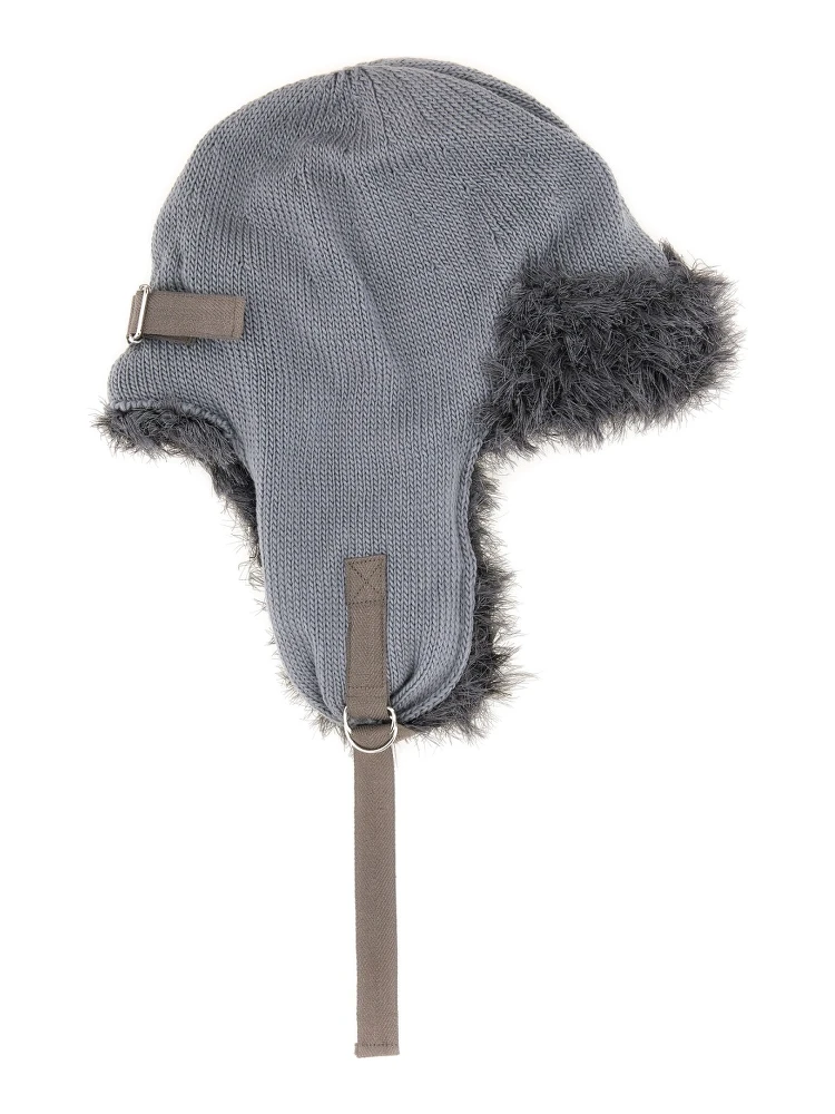 WOOL KNIT AVIATOR HAT