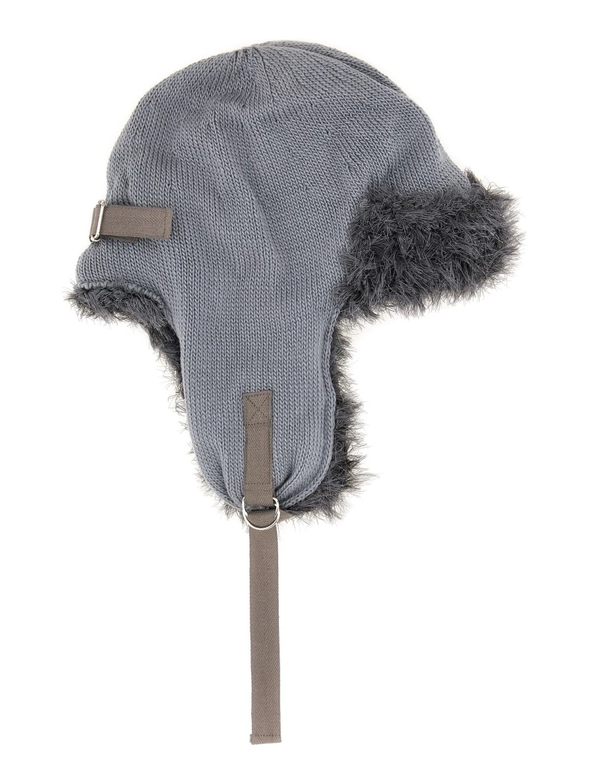 WOOL KNIT AVIATOR HAT