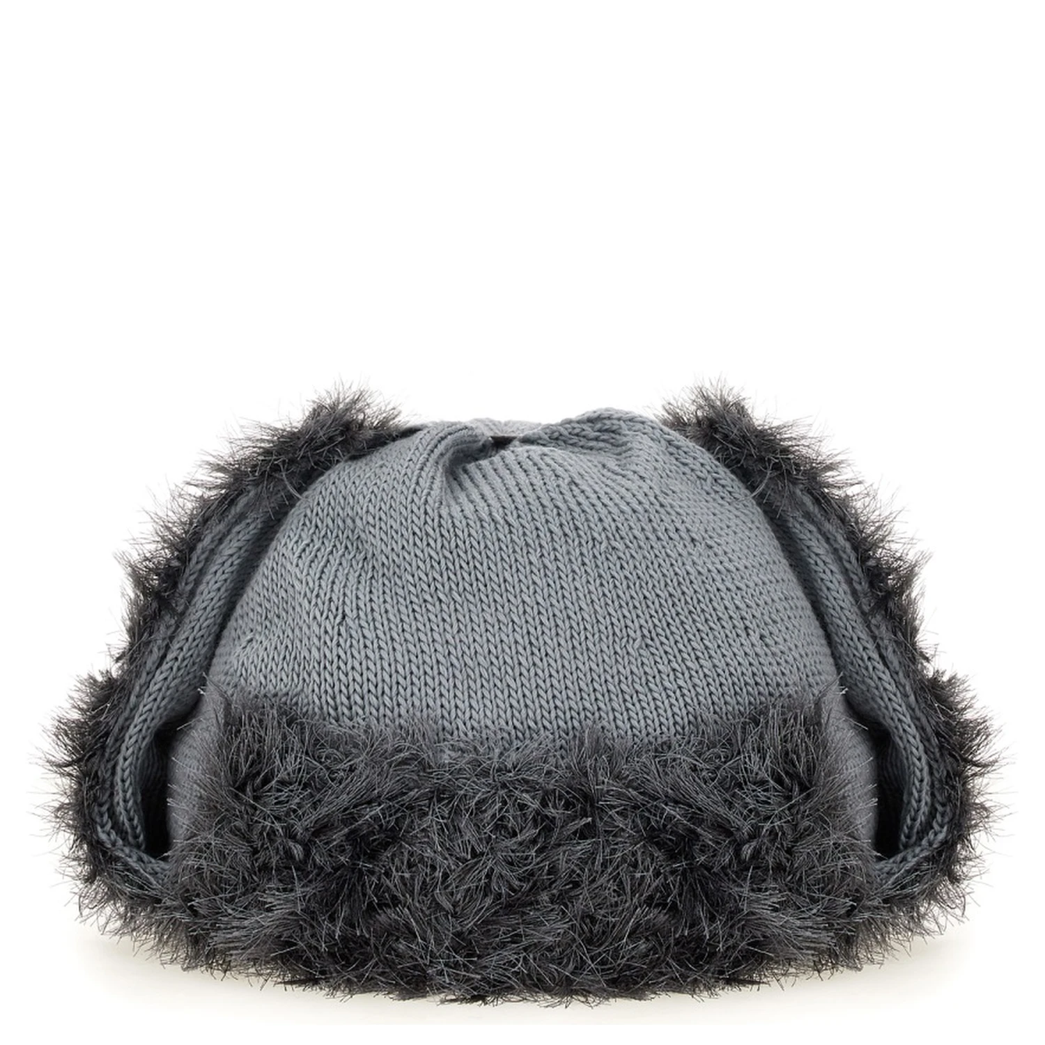WOOL KNIT AVIATOR HAT
