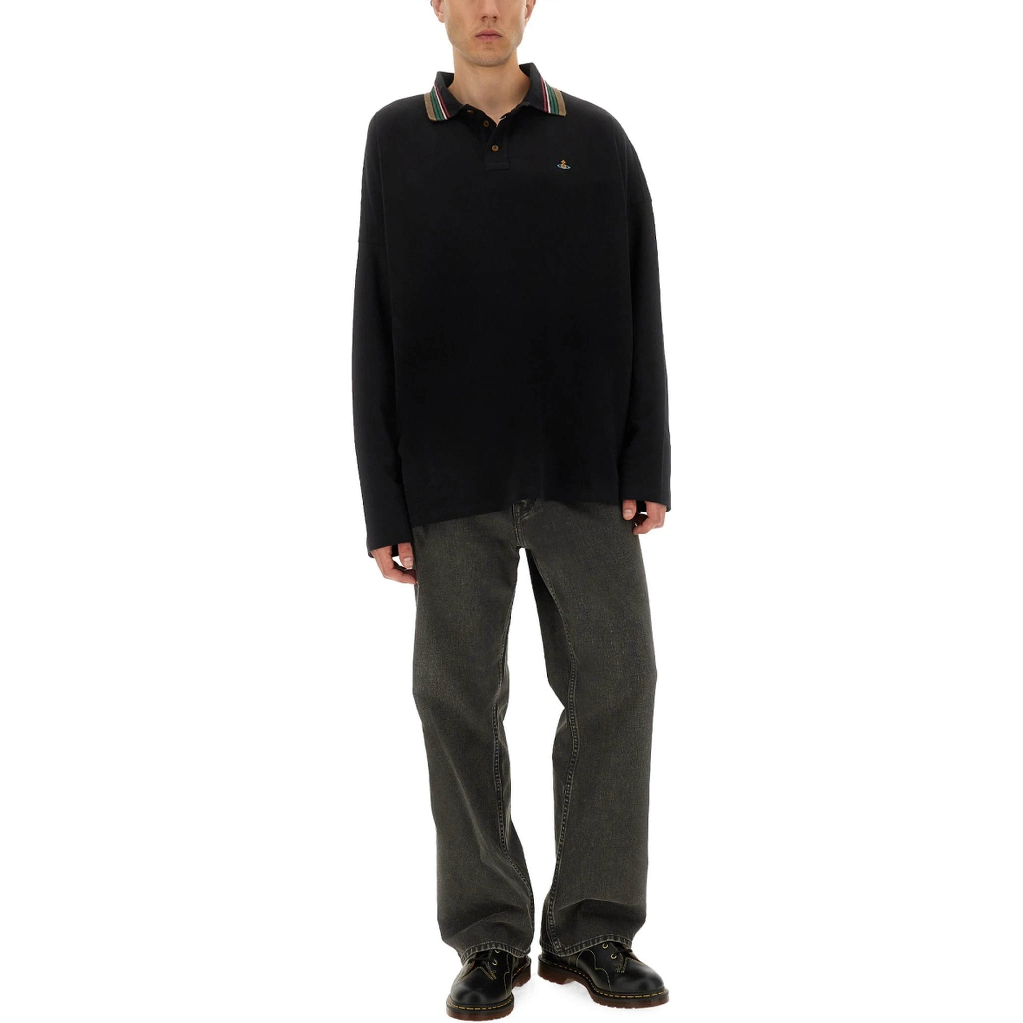 LONG-SLEEVED POLO SHIRT