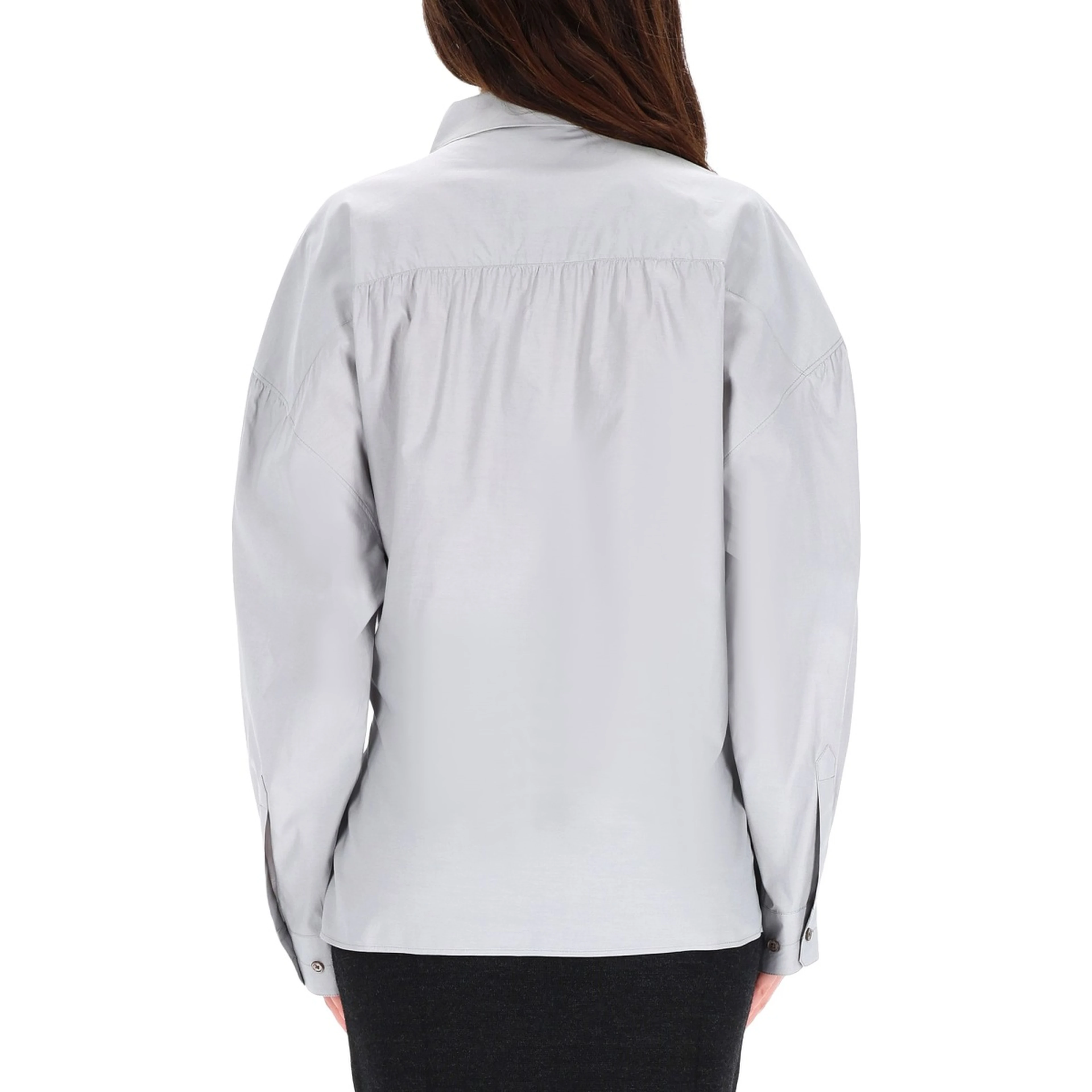 STRAIGHT TWISTED COLLAR SHIRT