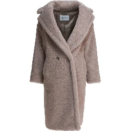 "Ted Girl" coat in alpaca and wool