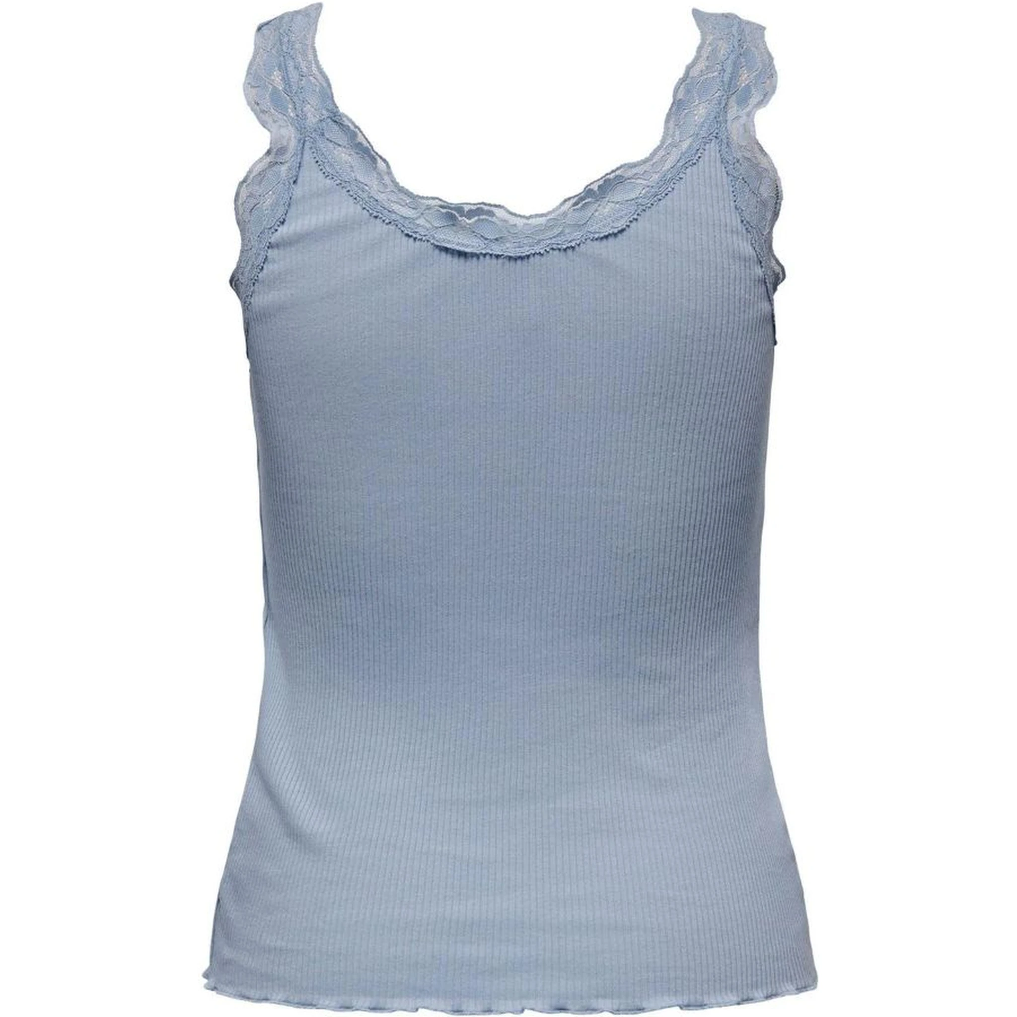 Light Blue Cotton Tank Tops