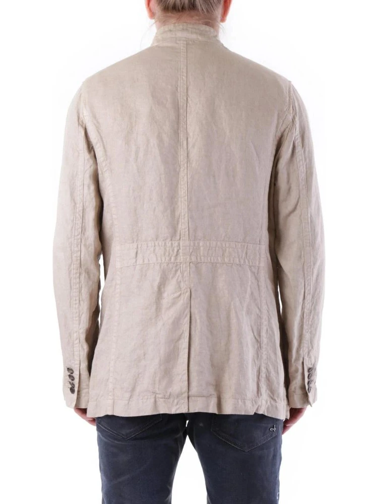 Beige Linen Coat alternative