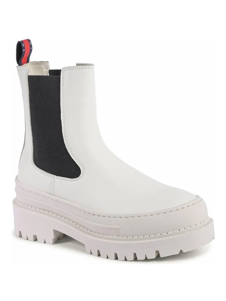 White Leather Ankle Boots alternative