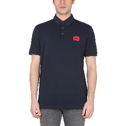POLO CON PATCH LOGO